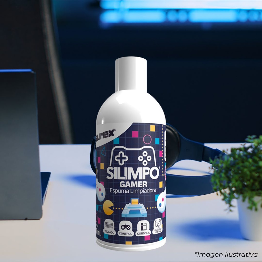 ESPUMA LIMPIADORA P/CONSOLAS/TECLADOS/ CONTROLES PARTES PLASTICAS DE EQUIPOS GAMER, 300ML