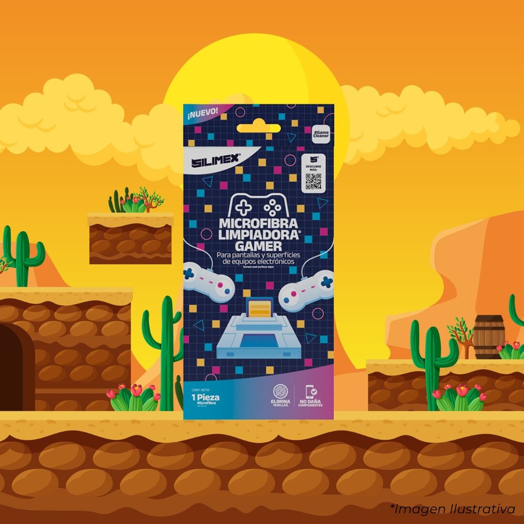 MICROFIBRA (REUTILIZABLE),30X30CM AUX SUPERFICIES GAMER/CONSOLAS/CONTROLES/ACC EN GENERAL, SIN RAYAR
