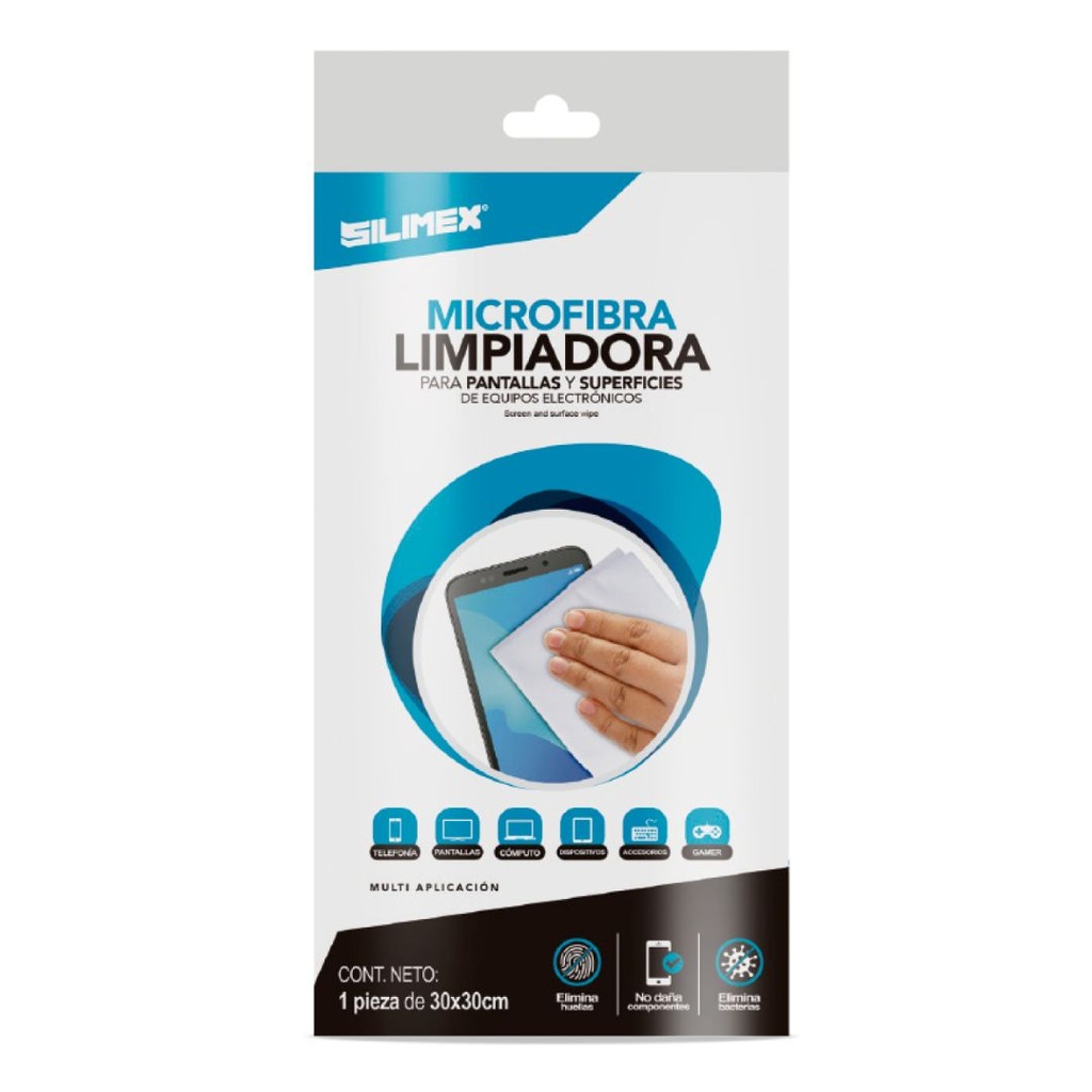 TOALLA SECA DE MICROFIBRA (REUTILIZABLE) , 30x30CM 