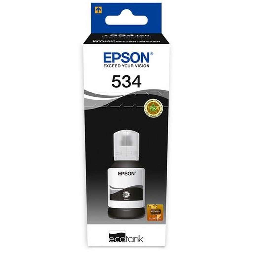 Tanque de Tinta Epson T534 Negro, 6.000 Páginas(T534120-AL)