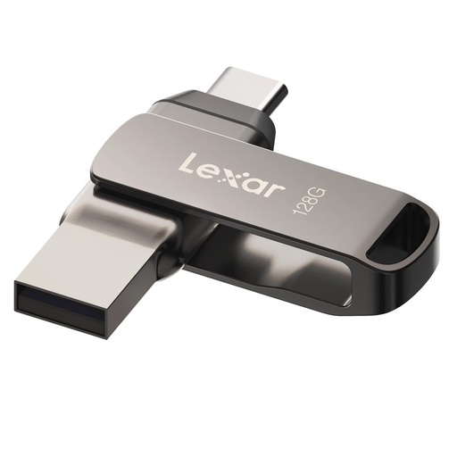 [LJDD400128G-BNQNU] Memoria USB Dual Lexar JumpDrive D400 128GB Tipo C USB 3.1 / LJDD400128G-BNQNU